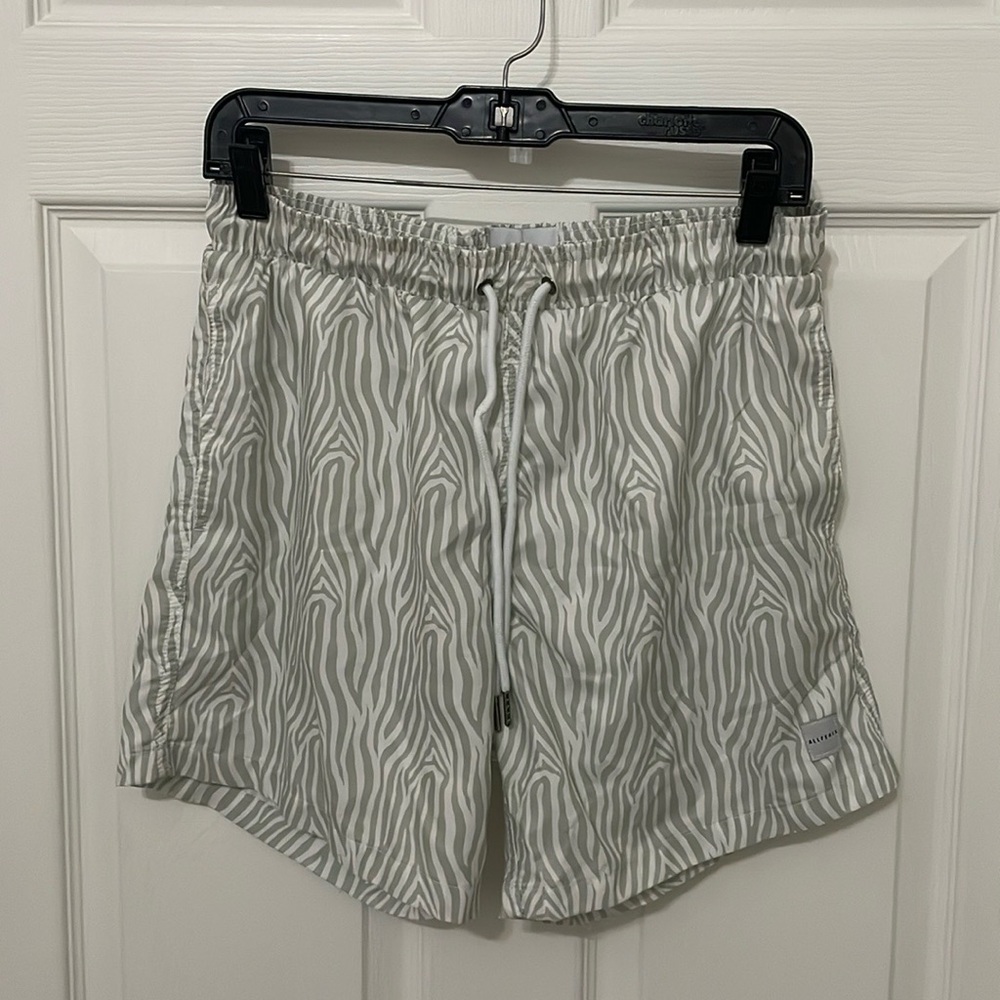 All Fenix men’s patterned tie waist swim trunks